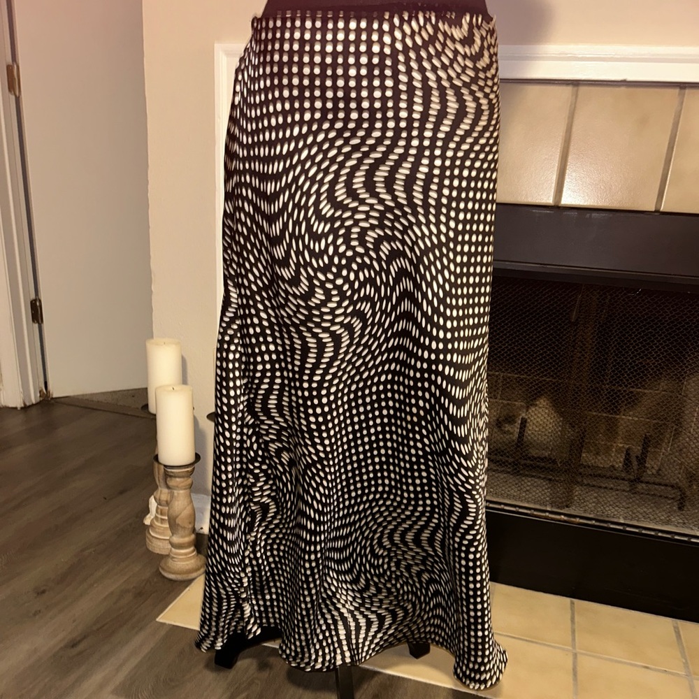 Polka Dot Dress Forum Monochrome Asymmetrical Skirt